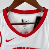 24/25 Rockets GREEN #4 White Hot Pressed    1:1 Quality NBA Jersey