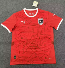 24/25 Austria Home Fans Soccer Jersey