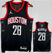 24/25 Rockets WAGNER #28 Black  1:1 Quality NBA Jersey