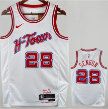 24/25 Rockets WAGNER #28 White Hot Pressed   1:1 Quality NBA Jersey