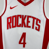24/25 Rockets GREEN #4 White Hot Pressed    1:1 Quality NBA Jersey