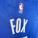 2024 Kings FOX #5 Blue City Edition  1:1 Quality NBA Jersey热压