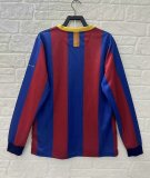 2010/2011 Barcelona Home Long Sleeve Retro 1:1 Quality Soccer Jersey
