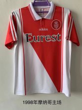 1998   Monaco Home Fans Retro  1:1 Quality Soccer Jersey