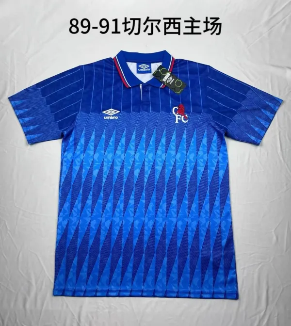 1989/1991  Chelsea  Home  Retro  1:1 Quality  Soccer Jersey