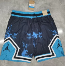 24/25 Jordon Sapphire Blue  1:1 Quality Retro NBA Cotton Pants