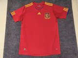 2010  Spain Home Fans 1:1 Quality Retro Soccer Jersey