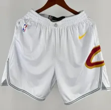 24/25 Cleveland White   1:1 Quality NBA Cotton Pants