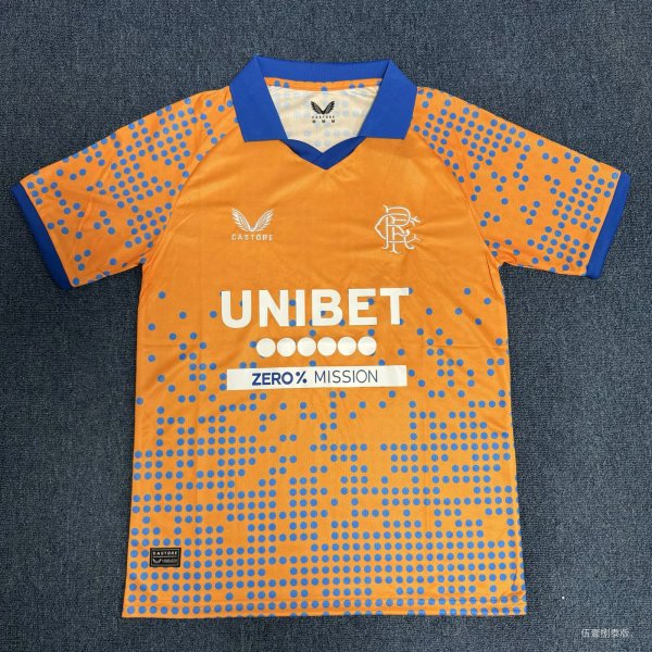 24/25 Rangers  Third  Fans 1:1 Quality Soccer Jersey