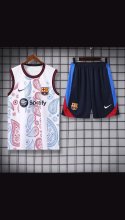 24/25  Barcelona White And Black1:1 Quality Training Vest（A-Set）