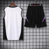 24/25 Germany White  And Black 1:1 Quality Training Vest（A-Set）