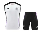 24/25 Germany White  And Black 1:1 Quality Training Vest（A-Set）