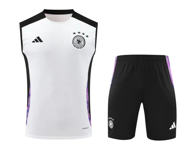 24/25 Germany White  And Black 1:1 Quality Training Vest（A-Set）
