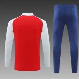 24/25  Arsenal Training Suit Red 1:1 Quality Training Jersey