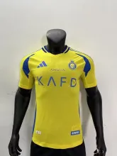 24/25 Al Nassr  Home Yellow  Player  1:1 Quality Soccer Jersey