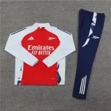 24/25  Arsenal Training Suit Red 1:1 Quality Training Jersey