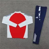 24/25  Arsenal Training Suit Red 1:1 Quality Training Jersey