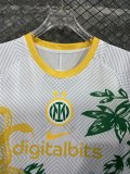 24/25  Inter Milan Training Clothing  White Fans 1:1 Quality Soccer Jersey