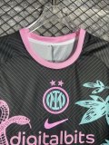 24/25  Inter Milan Training Clothing  Black Fans 1:1 Quality Soccer Jersey