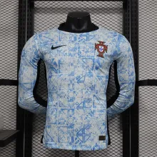 24/25 Portugal Away  Long Sleeves Player 1:1 Quality Soccer Jersey