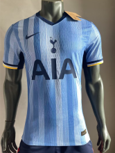 24/25 Tottenham  Away  Blue  Player 1:1 Quality Soccer Jersey