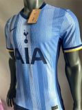 24/25 Tottenham  Away  Blue  Player 1:1 Quality Soccer Jersey