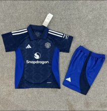 24/25 Manchester United Away Kids Soccer Jersey