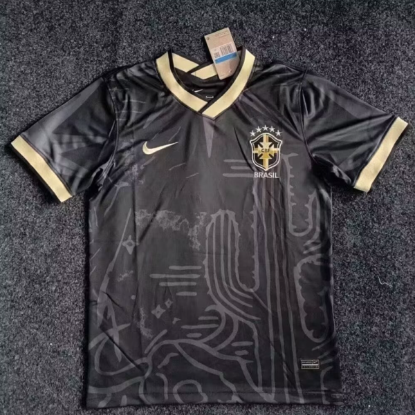 22/23 Brazil Black Fans Cactus edition Soccer Jersey