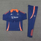 24/25  Manchester United Training  Blue 1:1 Quality Training Jersey