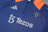 24/25  Manchester United Training  Blue 1:1 Quality Training Jersey