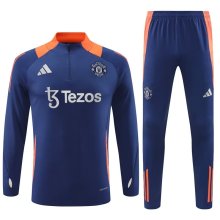 24/25  Manchester United Training  Blue 1:1 Quality Training Jersey