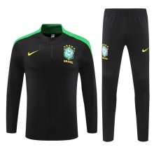 24/25 Brazil Training  Black Player 1:1 Quality Training Jersey