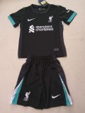 24/25  Liverpool Away Kids 1:1  Soccer Jersey