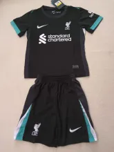 24/25  Liverpool Away Kids 1:1  Soccer Jersey