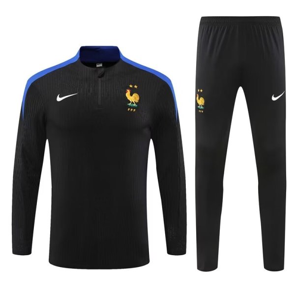 24/25 France Training  Black 1:1 Quality Training Jersey