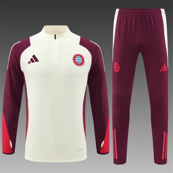 24/25  Bayern Munich Training White 1:1 Quality Training Jersey