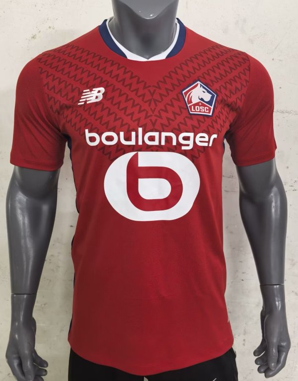 24/25  Lille OSC   Home  Fans 1:1 Quality Soccer Jersey