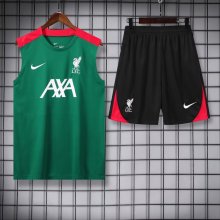 24/25 Liverpool Green 1:1 Quality Training Vest（A-Set）