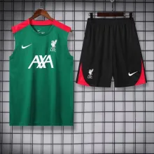24/25 Liverpool Green 1:1 Quality Training Vest（A-Set）