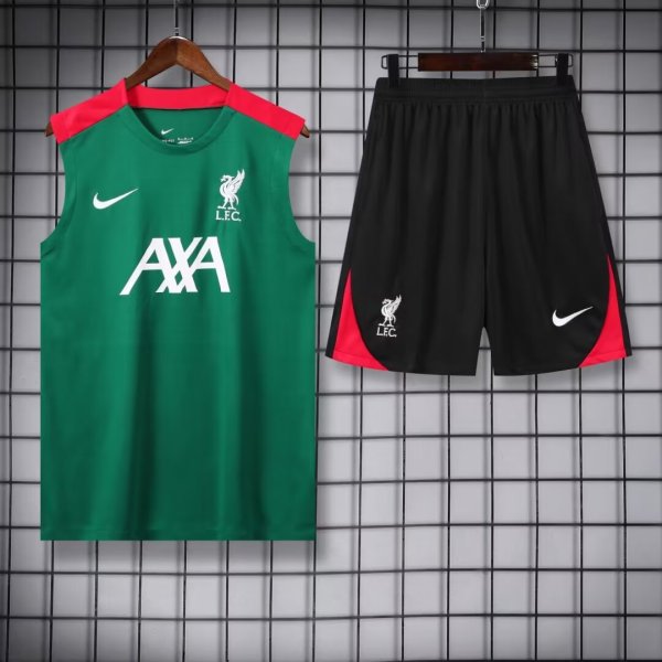 24/25 Liverpool Green 1:1 Quality Training Vest（A-Set）