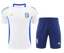 24/25  Italy Training Suit White 1:1 Quality Training Jersey