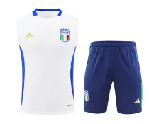 24/25  Italy Training Suit White  1:1 Quality Training Vest（A-Set