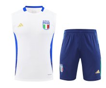24/25  Italy Training Suit White  1:1 Quality Training Vest（A-Set
