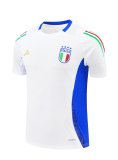 24/25  Italy Training Suit White 1:1 Quality Training Jersey