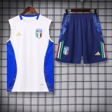 24/25  Italy Training Suit White  1:1 Quality Training Vest（A-Set