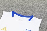 24/25  Italy Training Suit White  1:1 Quality Training Vest（A-Set