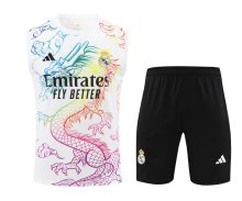 24/25  Real Madrid  White 1:1 Quality Training Vest（A-Set）
