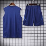 24/25 Italy Training Suit  Blue  1:1 Quality Training Vest（A-Set