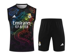 24/25  Real Madrid Black  1:1 Quality Training Vest（A-Set）