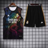 24/25  Real Madrid Black  1:1 Quality Training Vest（A-Set）